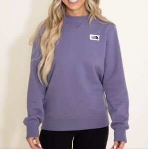 The North Face Purple Sweatshirt